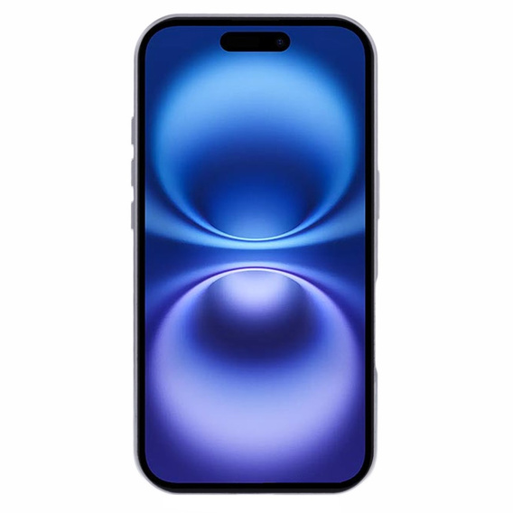 θήκη για το iPhone 16, Magnetic Dual Glass, ασημένια