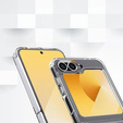 Θήκη για Samsung Galaxy Z Flip7 FE / Z Flip6, Fusion Hybrid, διαφανής