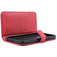 Θήκη με πτερύγιο για Oppo A38 4G / Oppo A18 4G, Crazy Horse Wallet, κόκκινη