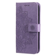 Θήκη με πτερύγιο για Samsung Galaxy A54 5G, Mandala Flower, μωβ