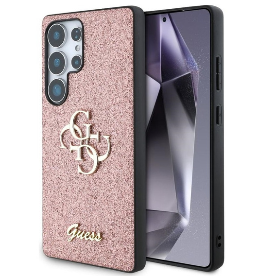 GUESS Θήκη για Samsung Galaxy S25 Ultra, 4G Big Metal Logo, ροζ