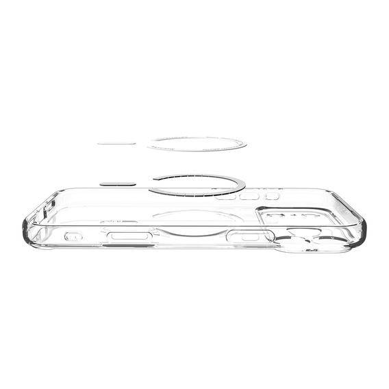Θήκη Spigen Ultra Hybrid MagSafe για iPhone 17 Pro, Διαφανές / Λευκό