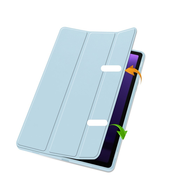 Θήκη για Samsung Galaxy Tab S10 Lite / S10 FE / S9 FE, Smartcase με χώρο για γραφίδα, μπλε