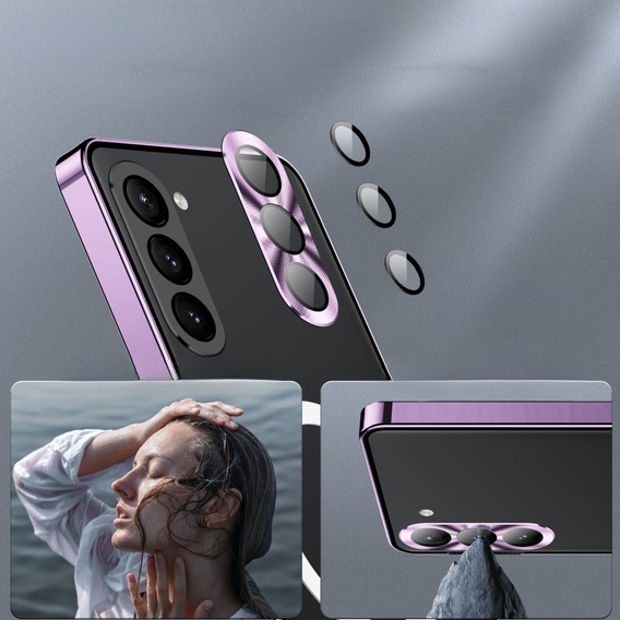 θήκη προστασίας κάμερας για το Samsung Galaxy S23 Plus, CamShield MagSafe, διαφανής / βιολετί