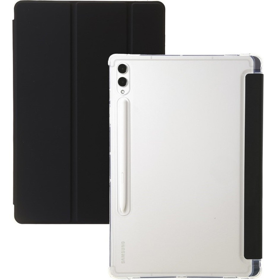 Θήκη για Samsung Galaxy Tab S9 Ultra, Smartcase Hybrid, με χώρο για γραφίδα, μαύρη