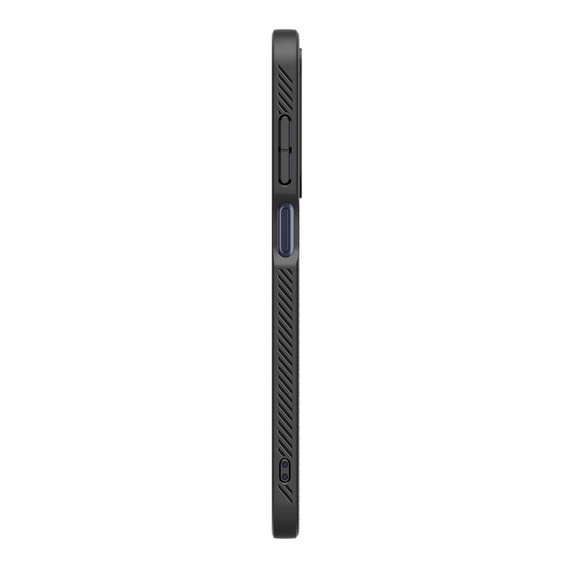 θήκη Spigen για Samsung Galaxy A26 5G, Liquid Air, μαύρη + μετριασμένο γυαλί 9H