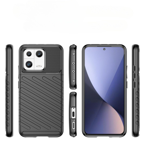 Θήκη για Xiaomi 13, Thunder, μαύρη