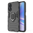 Θήκη για Oppo A78 5G, Kickstand Ring, μαύρη