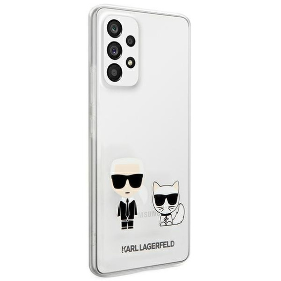 Karl Lagerfeld Θήκη για Samsung Galaxy A53 5G, Karl&Choupette, διαφανής