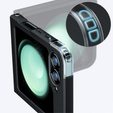 Θήκη για Samsung Galaxy Z Flip7 FE / Z Flip6, Fusion Hybrid, μαύρη