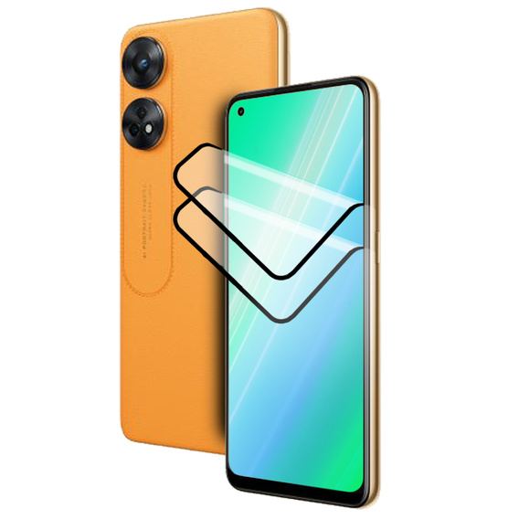 2x Κεραμικό υβριδικό γυαλί ERBORD για Oppo Reno8 T 4G