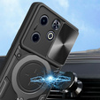 Θωρακισμένη θήκη για Infinix Hot 40i, CamShield Slide, μαύρη