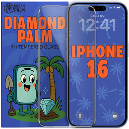 Διαμάντι Palm γυαλί για iPhone 16
