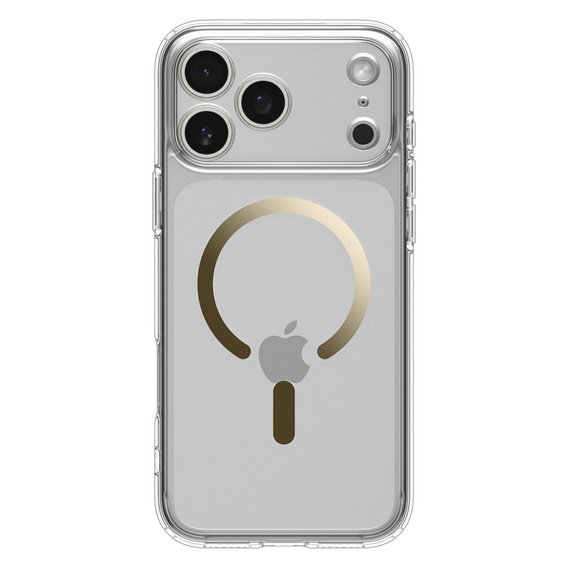 Θήκη Spigen για iPhone 17 Pro, Ultra Hybrid MagSafe, Διαφανής / Χρυσή