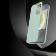 Αναδιπλούμενη θήκη για Samsung Galaxy S25, Smart View Wallet, πράσινη