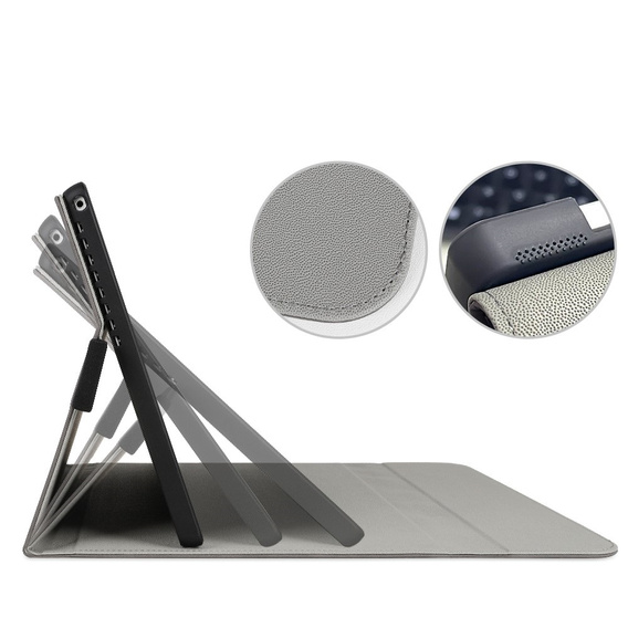 Θήκη για Microsoft Surface Pro 9, Wallet Pen Slot, γκρι