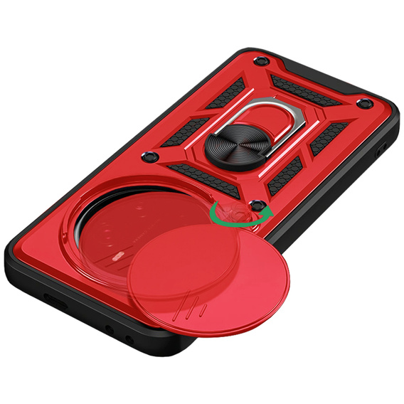 Θήκη για Honor Magic 7 Pro, CamShield Slide, κόκκινη