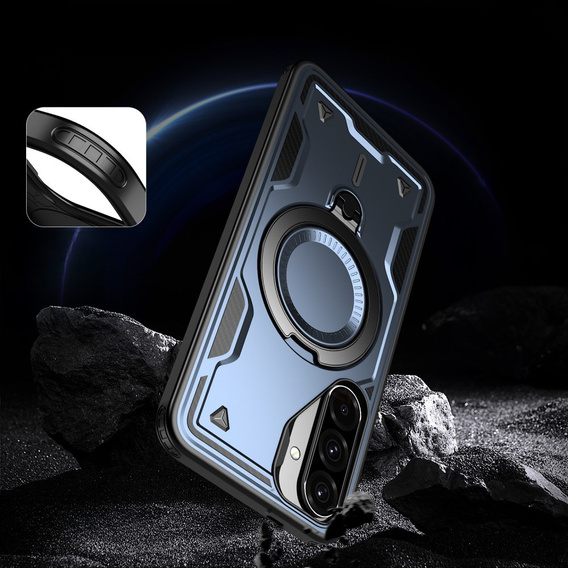 Θήκη για Samsung Galaxy A56, Military MagSafe, μπλε