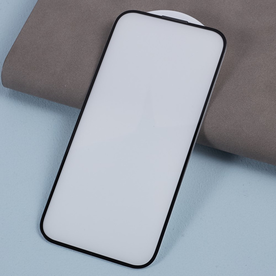 Μετριασμένο γυαλί 3D για iPhone 15, με κάλυμμα ηχείου, μαύρο