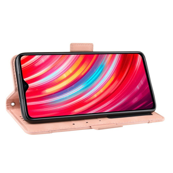 Θήκη με πτερύγιο για Xiaomi Redmi Note 8 Pro, Card Slot, ροζ