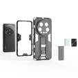 Θήκη για Xiaomi 14 Ultra, Military kickstand, μαύρη