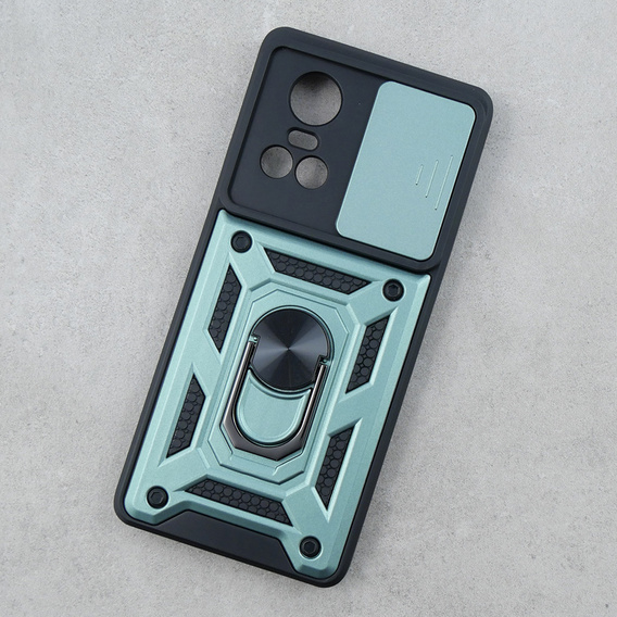 Θήκη για Oppo Reno 10 / 10 Pro, CamShield Slide, πράσινο