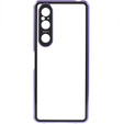 θήκη για το Sony Xperia 1 V, Magnetic Dual Glass, μωβ