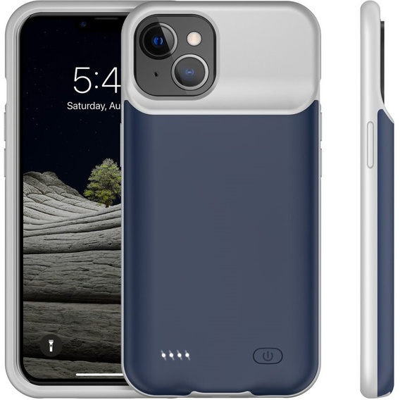 Θήκη μπαταρίας 6500mAh για iPhone 13, μπλε
