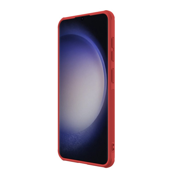 NILLKIN θήκη για Samsung Galaxy S24, θήκη Super Frosted Shield, κόκκινη