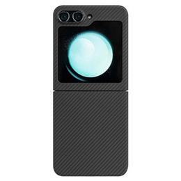 Θήκη για Samsung Galaxy Z Flip7 FE / Z Flip6, Aramid Fiber Cover, μαύρη