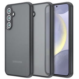Θήκη για Samsung Galaxy S24, Fusion Hybrid, με προστασία κάμερας, διαφανής / μαύρη