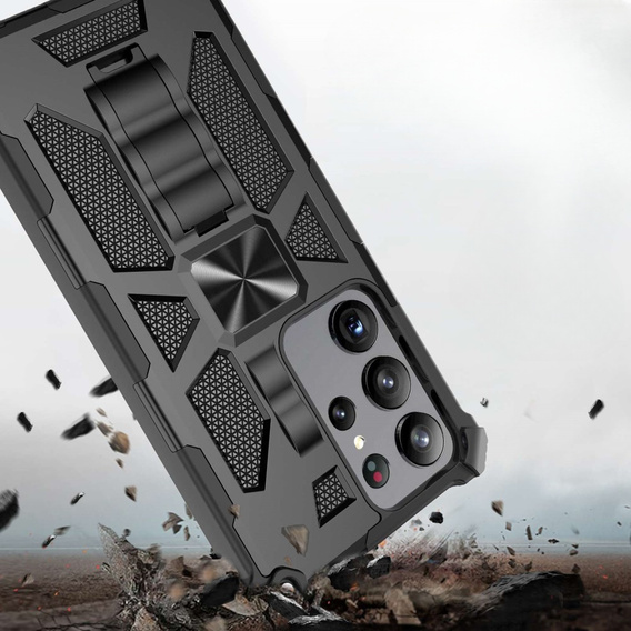 Θήκη για Samsung Galaxy S23 Ultra, Armor Kickstand, μαύρη