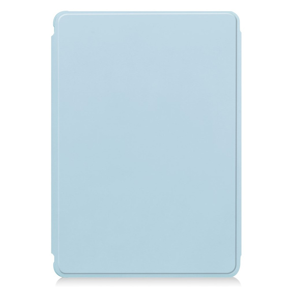 Θήκη πληκτρολογίου για Samsung Galaxy Tab S10 Lite / S10 FE / S9 FE, Rotary 360° Leather, γαλάζια
