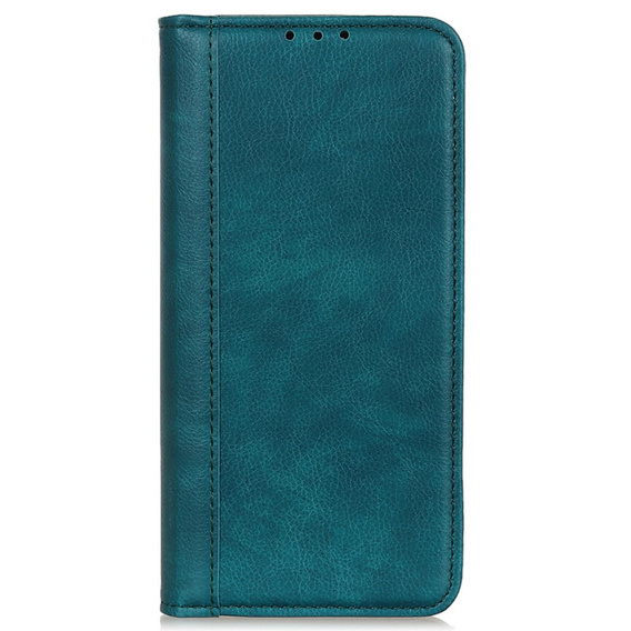Θήκη για Sony Xperia 5 V, Wallet Litchi Leather, πράσινη