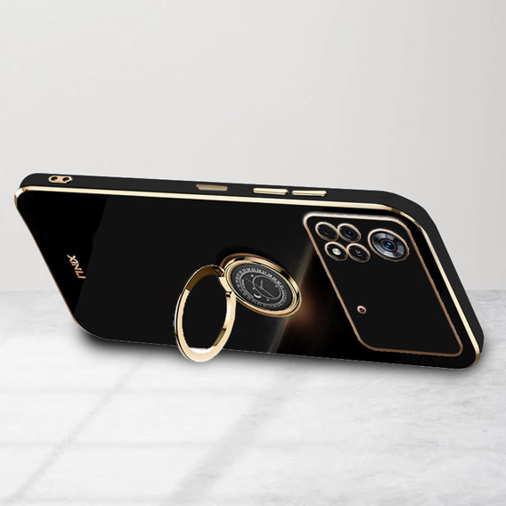 Θήκη για Xiaomi Poco X4 Pro 5G, Electro Ring, μαύρη