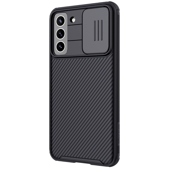 Θήκη για Samsung Galaxy S21 FE, θωρακισμένη Nillkin, CamShield Pro, μαύρη