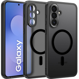 Θήκη για Samsung Galaxy S25 FE, για MagSafe, ERBORD Μatt Case, μαύρη