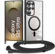 Θήκη για Samsung Galaxy S25 Ultra, Electro MagSafe, μαύρη + κορδόνι