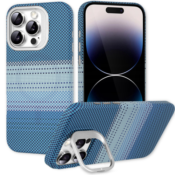Θήκη για iPhone 14 Pro, Πλαίσιο Kickstand, για MagSafe, Moon Blue