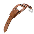 Δερμάτινο λουράκι για Apple Watch 1/2/3/4/5/6/7/8/SE/Ultra 42/44/45/49mm, καφέ