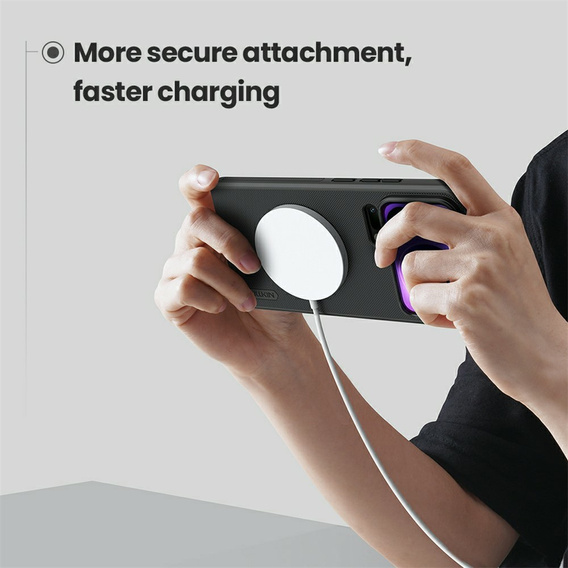 Θήκη NILLKIN Frosted Shield Pro MagSafe για Xiaomi 17 Pro Max, μαύρη