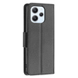 Θήκη με πτερύγιο για Xiaomi Redmi 12 4G, Wallet Litchi Magnet, μαύρη