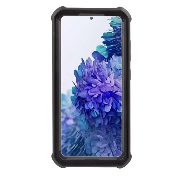 Θήκη για Samsung Galaxy S20 FE, Dexnor Full Body Rugged, διαφανής / μαύρη