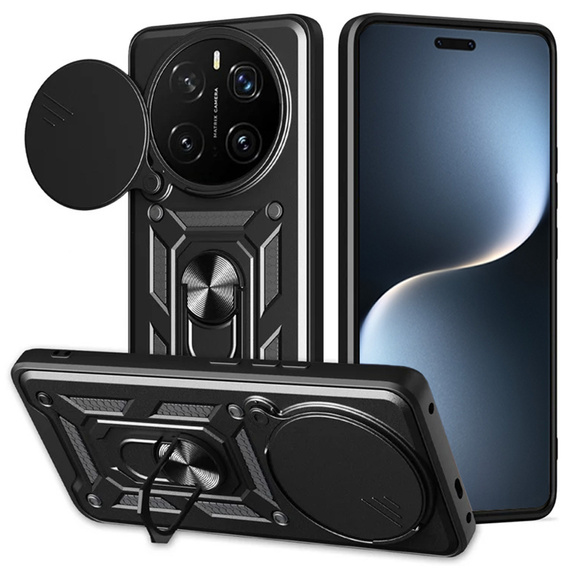 Θήκη για Honor Magic 7 Pro, CamShield Slide, μαύρη