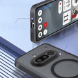 Θήκη για Nothing Phone 3A, για MagSafe, ERBORD Μatt Case, μαύρη