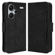 Θήκη με πτερύγιο για Xiaomi Redmi Note 13 Pro+, Card Slot, μαύρη