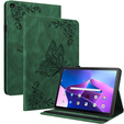 θήκη για το Lenovo Tab M10 Plus 10.6 Gen 3 TB-125F TB-128F, Butterfly, πράσινη