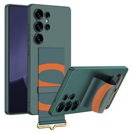 Θήκη για Samsung Galaxy S25 Ultra, GKK Strap Case, πράσινη