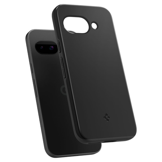 θήκη Spigen για Google Pixel 9A, Thin Fit Mag, μαύρη + γυαλί 9H tempered