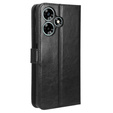 Θήκη με πτερύγιο για Infinix Hot 30, Crazy Horse Wallet, μαύρη